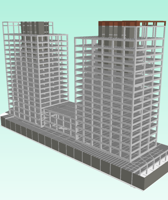 bim结构模型需要确保结构基础,结构梁柱以及横纵向钢结构的精确蚊置